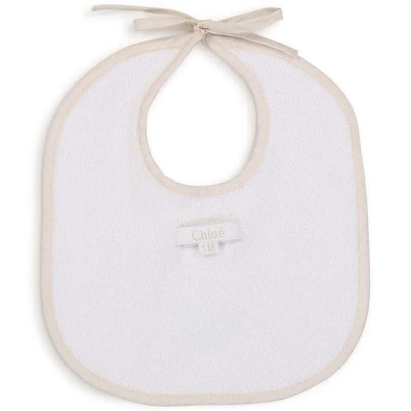 Ensemble de grenouillère en coton bio pêche pour bébé fille