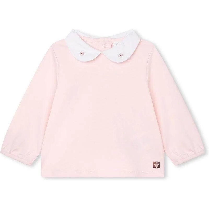 Ensemble 3 pièces rose pour bébé fille
