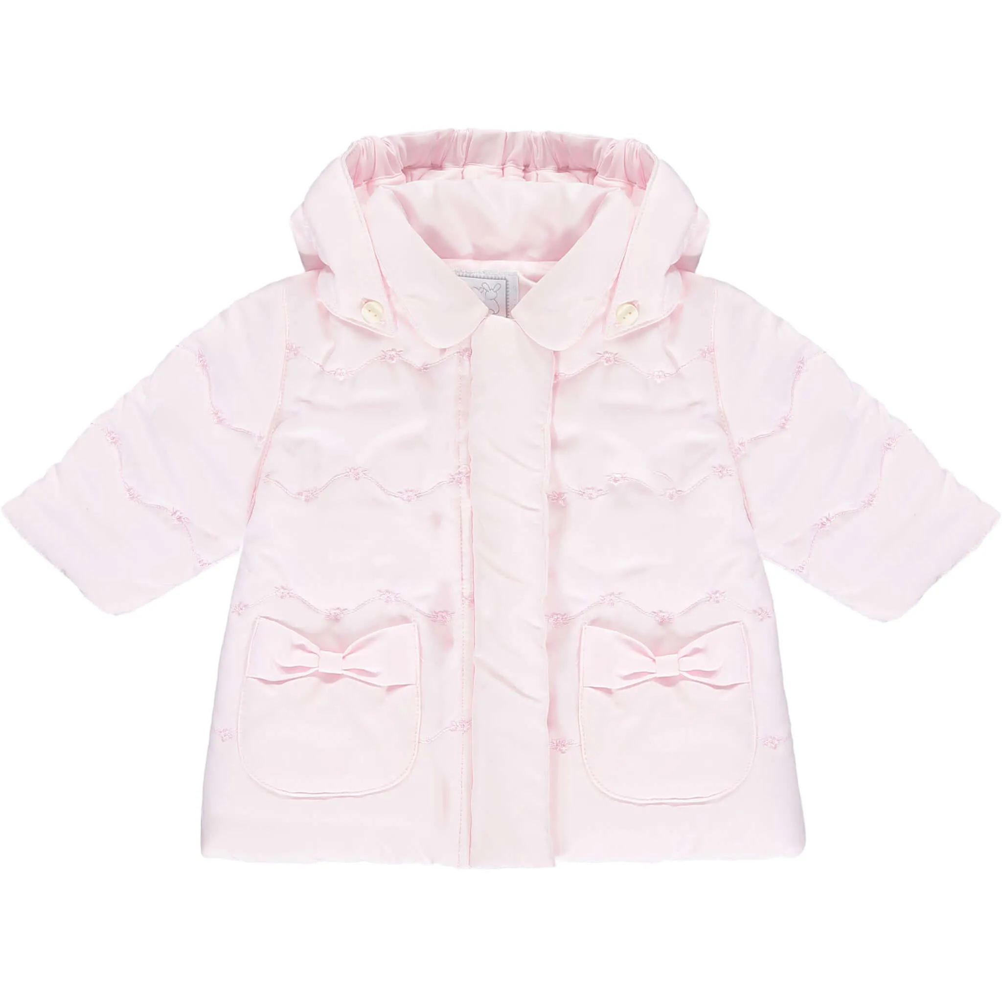 Veste à nœud rose pour bébé fille