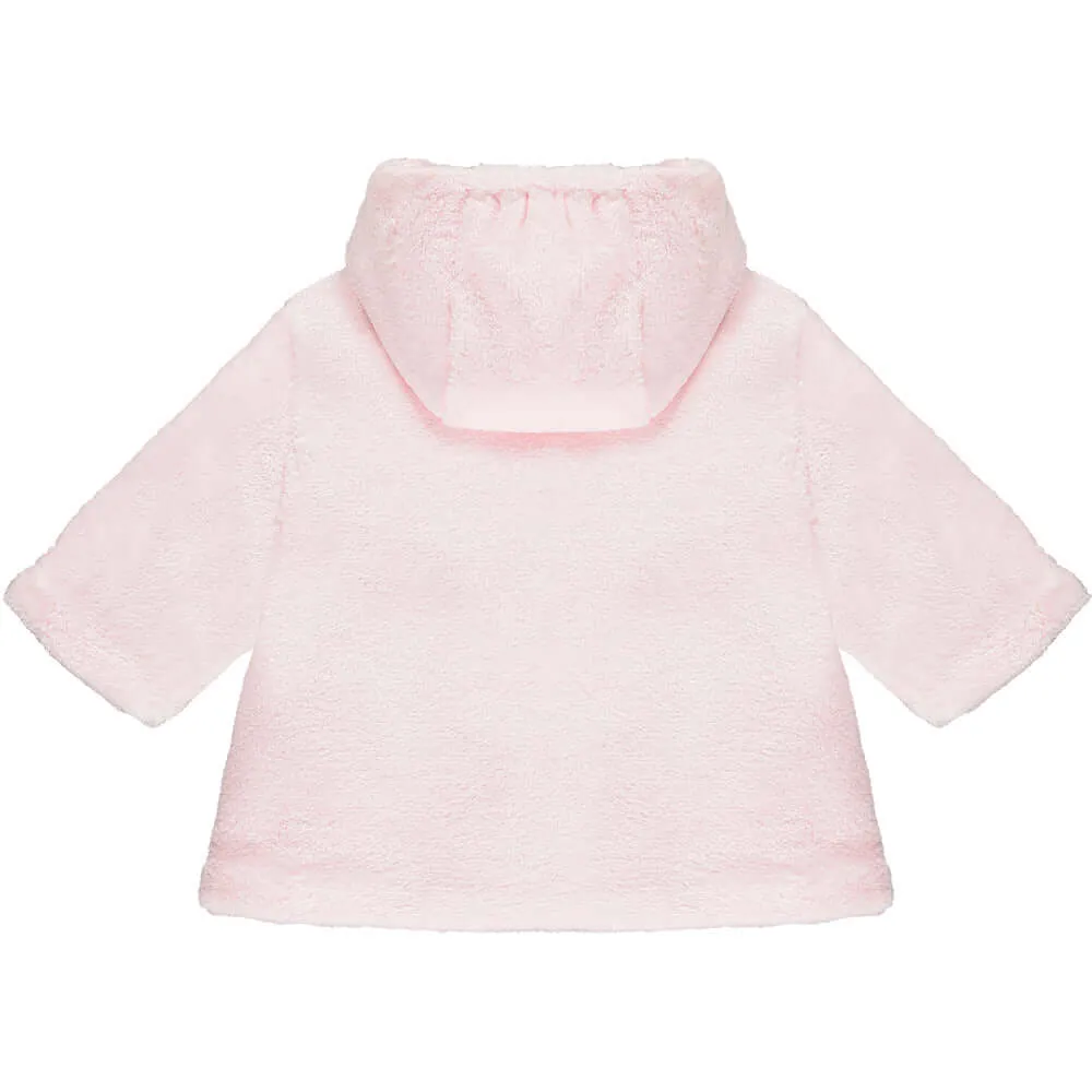 Veste rose lapin pour bébé fille