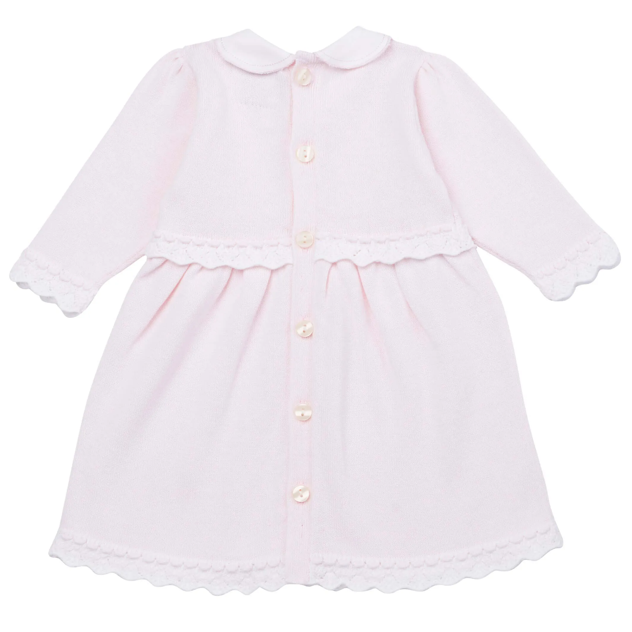 Robe rose et collants pour bébé fille