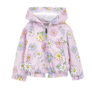 Veste Fleurie Rose pour Bébé Fille