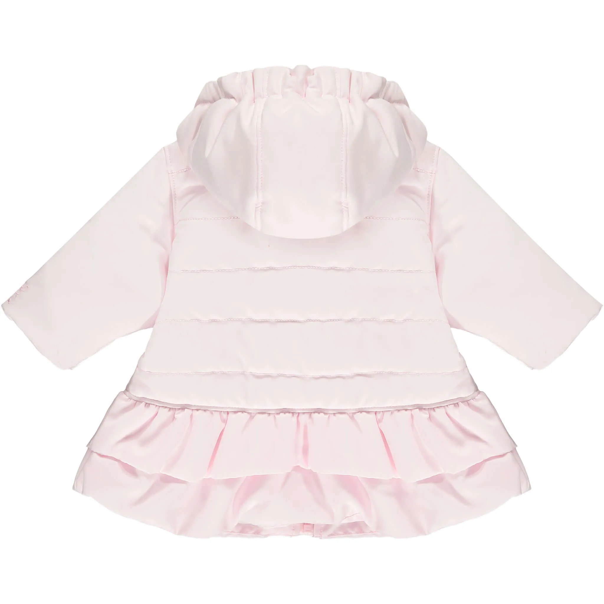 Veste à volants rose pour bébé fille