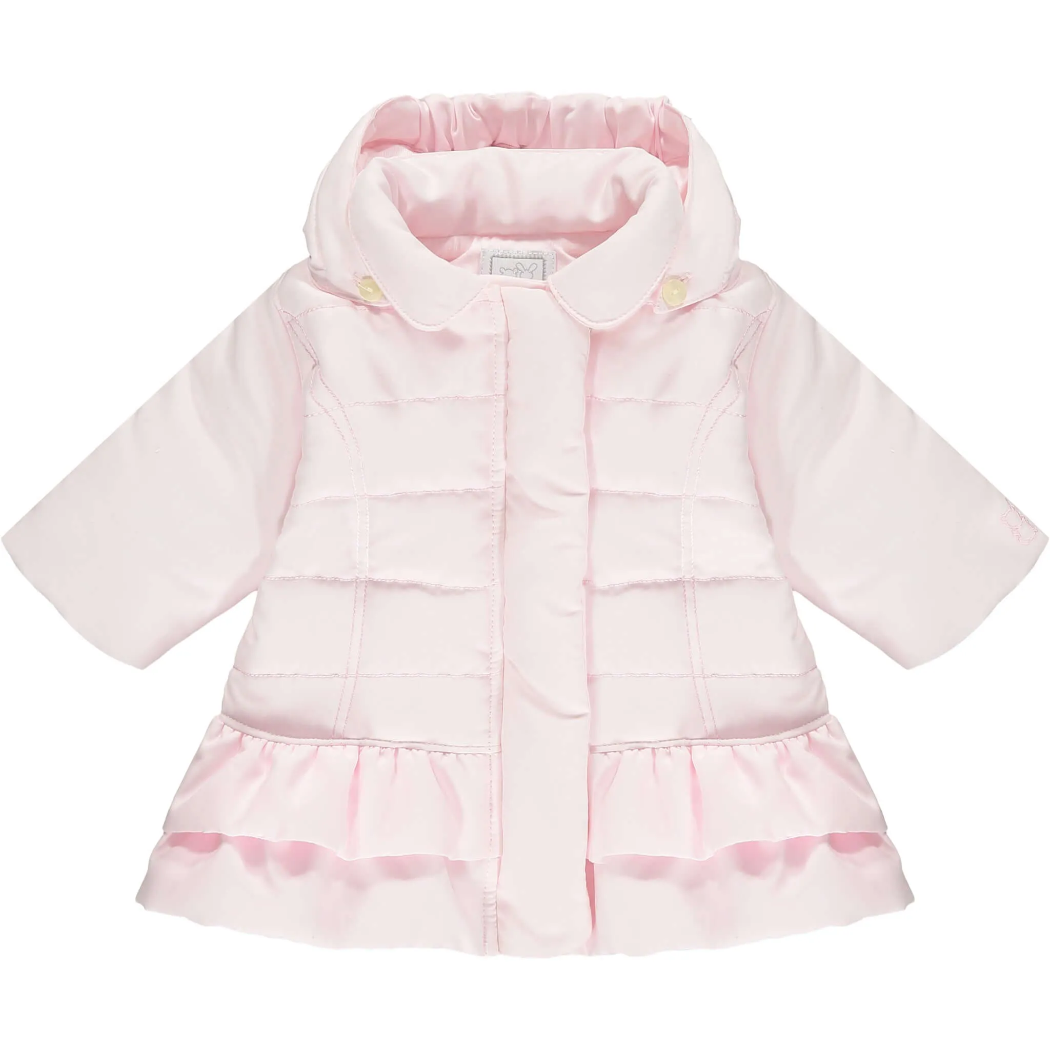Veste à volants rose pour bébé fille