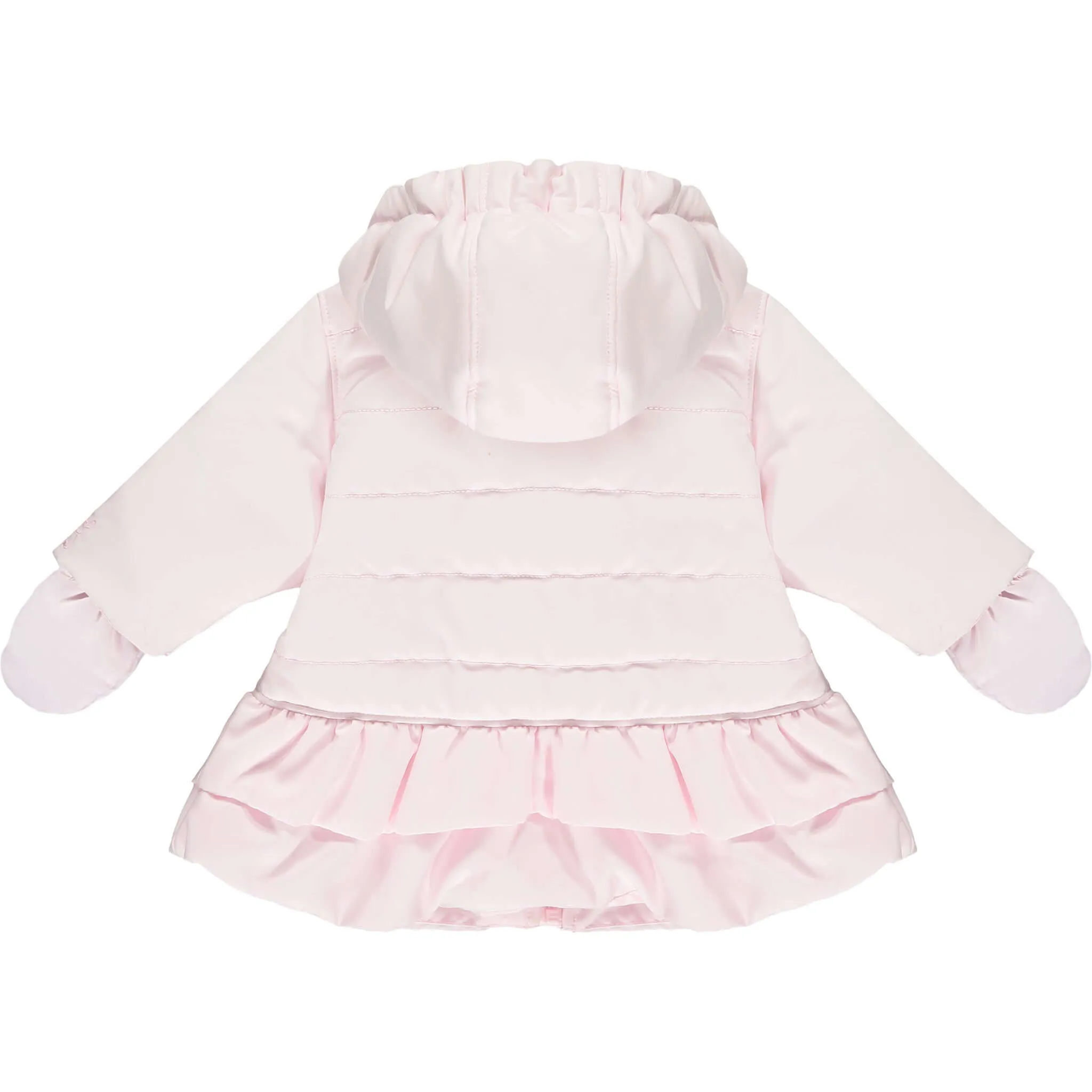 Veste à volants rose pour bébé fille