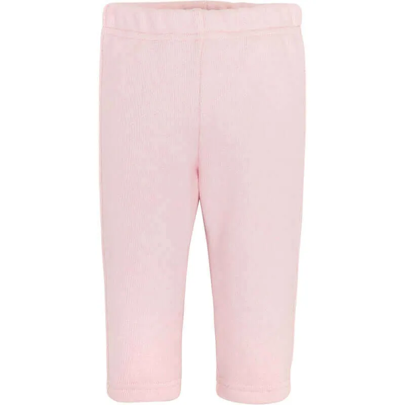 Ensemble de Leggings en Teddy Rose pour Bébé Fille