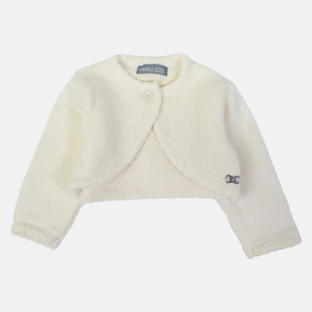 Veste courte en laine pour bébé fille