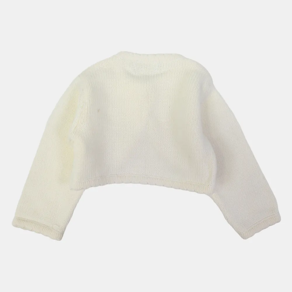 Veste courte en laine pour bébé fille