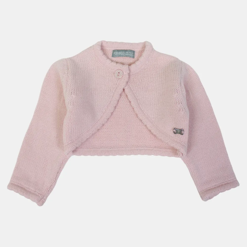 Veste courte en laine pour bébé fille