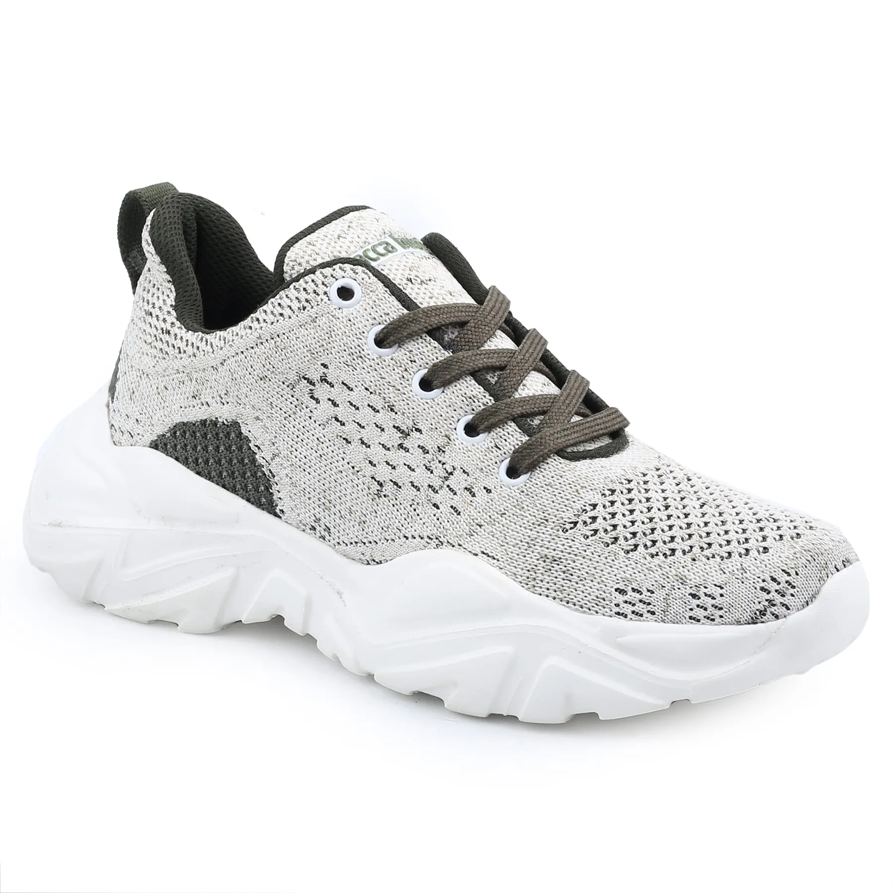 Bacca Bucci Femme CHARLOTTE Chaussures de Mode à Plateforme Basse | Sneakers Épaisses Tricotées Style Streetwear