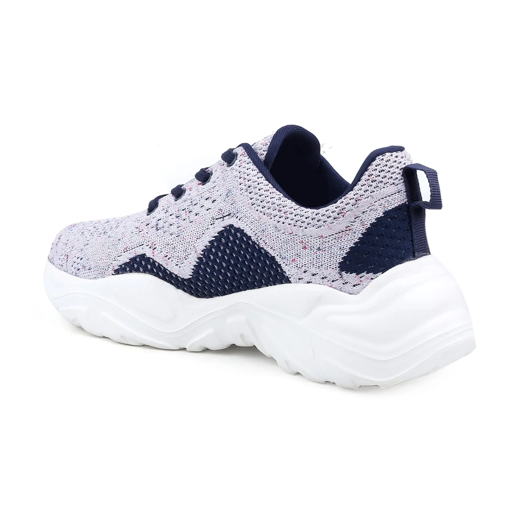 Bacca Bucci Femme CHARLOTTE Chaussures de Mode à Plateforme Basse | Sneakers Épaisses Tricotées Style Streetwear
