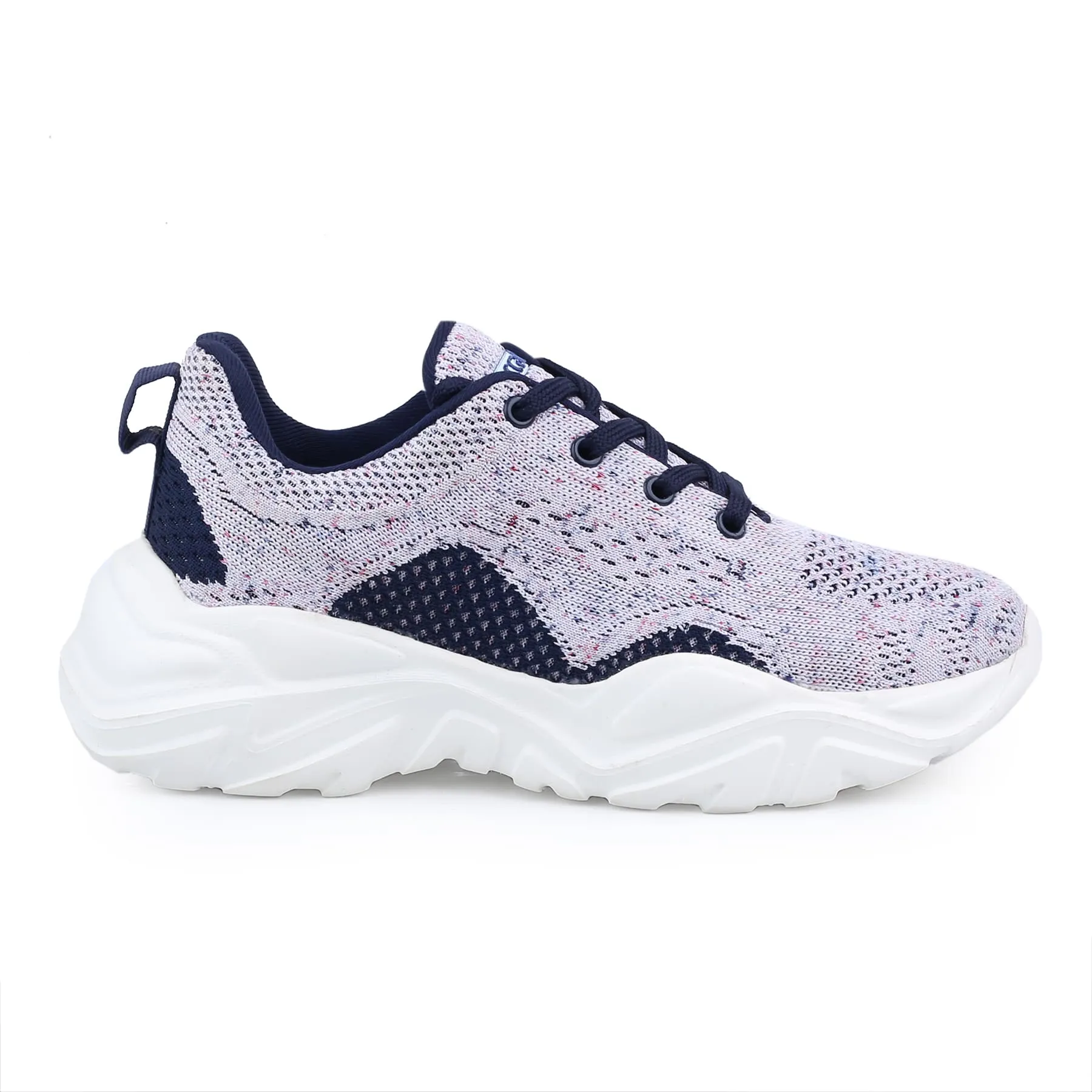 Bacca Bucci Femme CHARLOTTE Chaussures de Mode à Plateforme Basse | Sneakers Épaisses Tricotées Style Streetwear