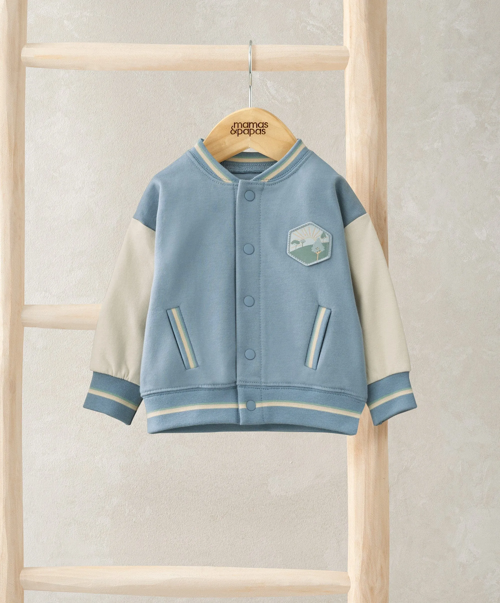 Veste de baseball - Bleu Bébé Enfants Mamas & Papas