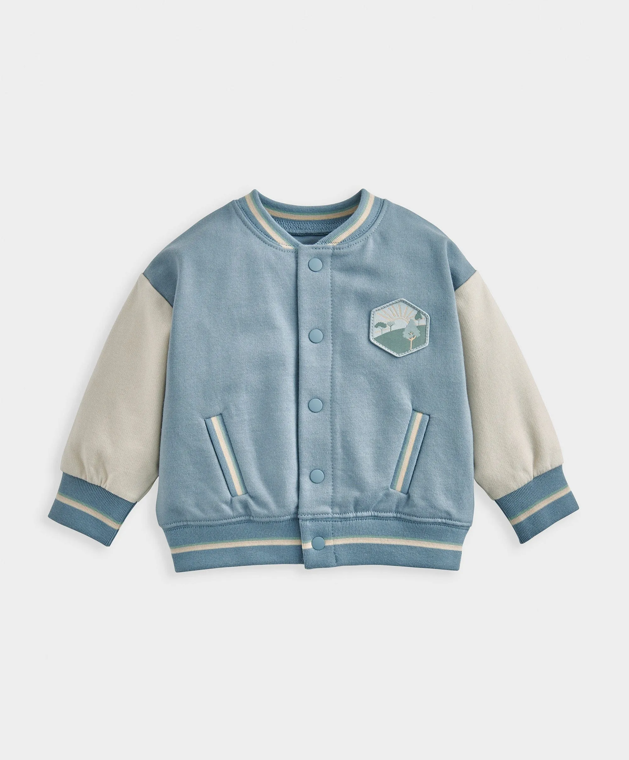 Veste de baseball - Bleu Bébé Enfants Mamas & Papas