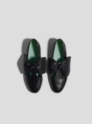 Chaussures BB Ballerina en cuir noir