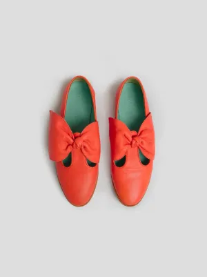 Chaussures BB Ballerina en Cuir Saumon