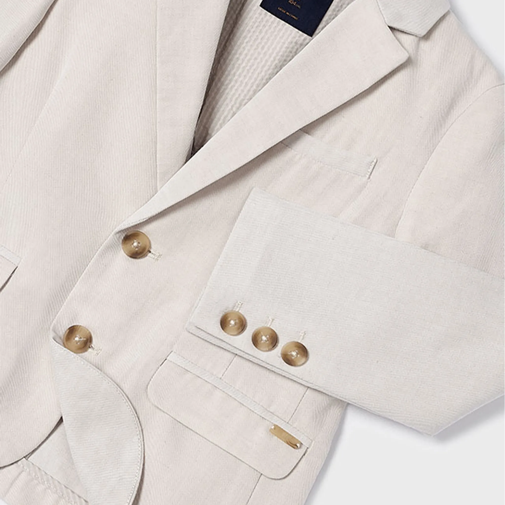 Veste de smoking beige