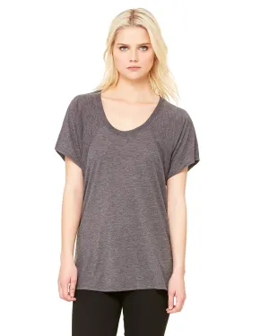 Bella   Canvas B8801 T-shirt à col ras du cou fluide pour femme