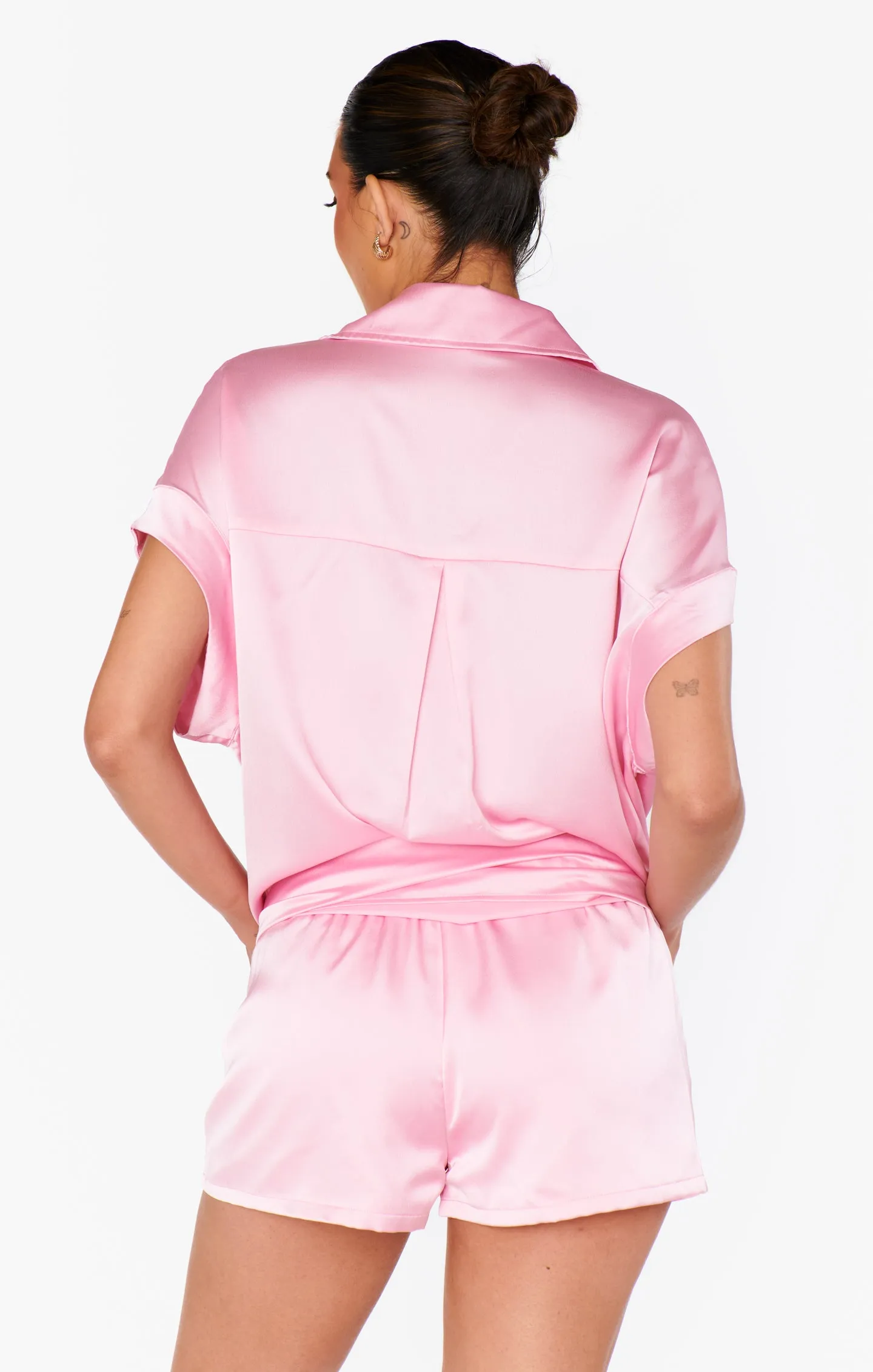 Bouton Best Day ~ Satin Luxe Rose Clair