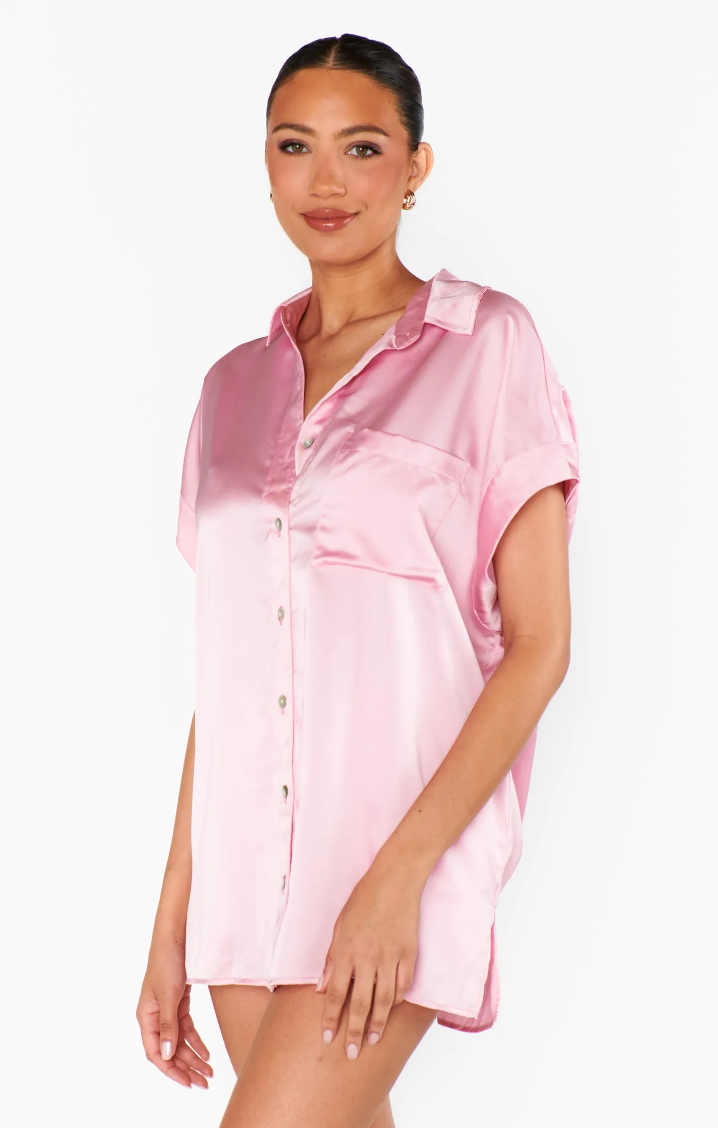 Bouton Best Day ~ Satin Luxe Rose Clair