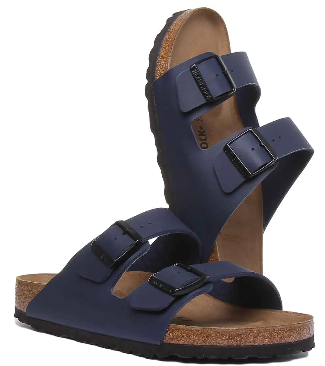 Birkenstock Arizona en bleu | Chaussures à ajustement régulier Birkenstock