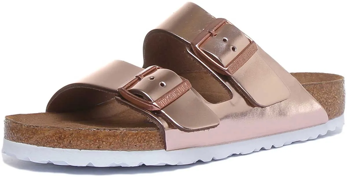 Birkenstock Arizona En Cuivre | Chaussures à Taille Régulière Birkenstock