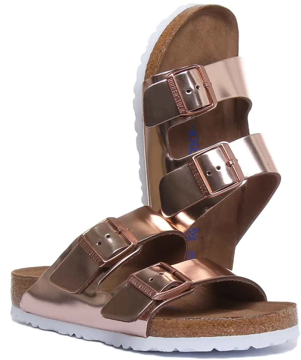 Birkenstock Arizona En Cuivre | Chaussures à Taille Régulière Birkenstock