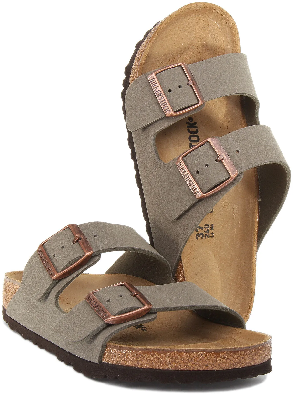 Birkenstock Arizona en pierre | Chaussures à ajustement régulier Birkenstock