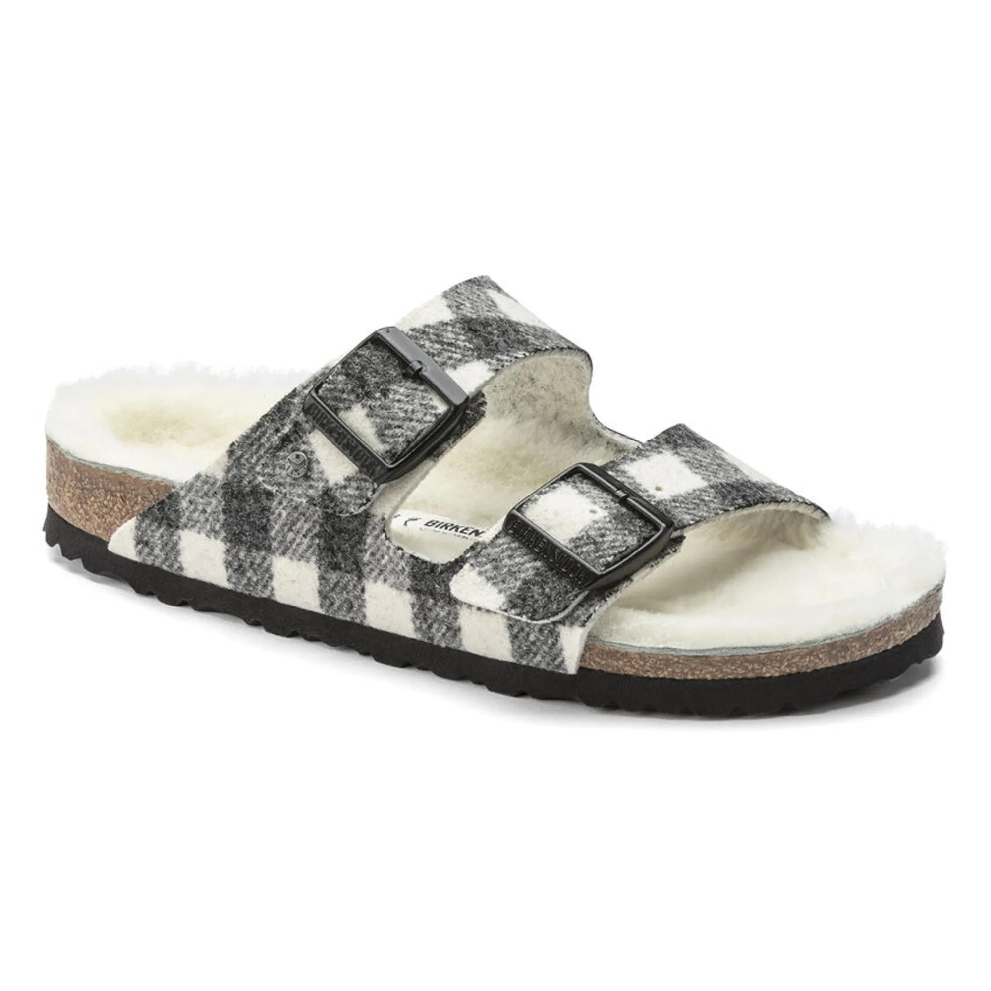 Birkenstock Arizona Rivet Plaid Blanc 1018113 Pour Hommes