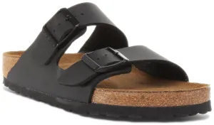 Birkenstock Arizona Semelle Souple En Noir Taille Standard | Chaussures Birkenstock Taille Standard