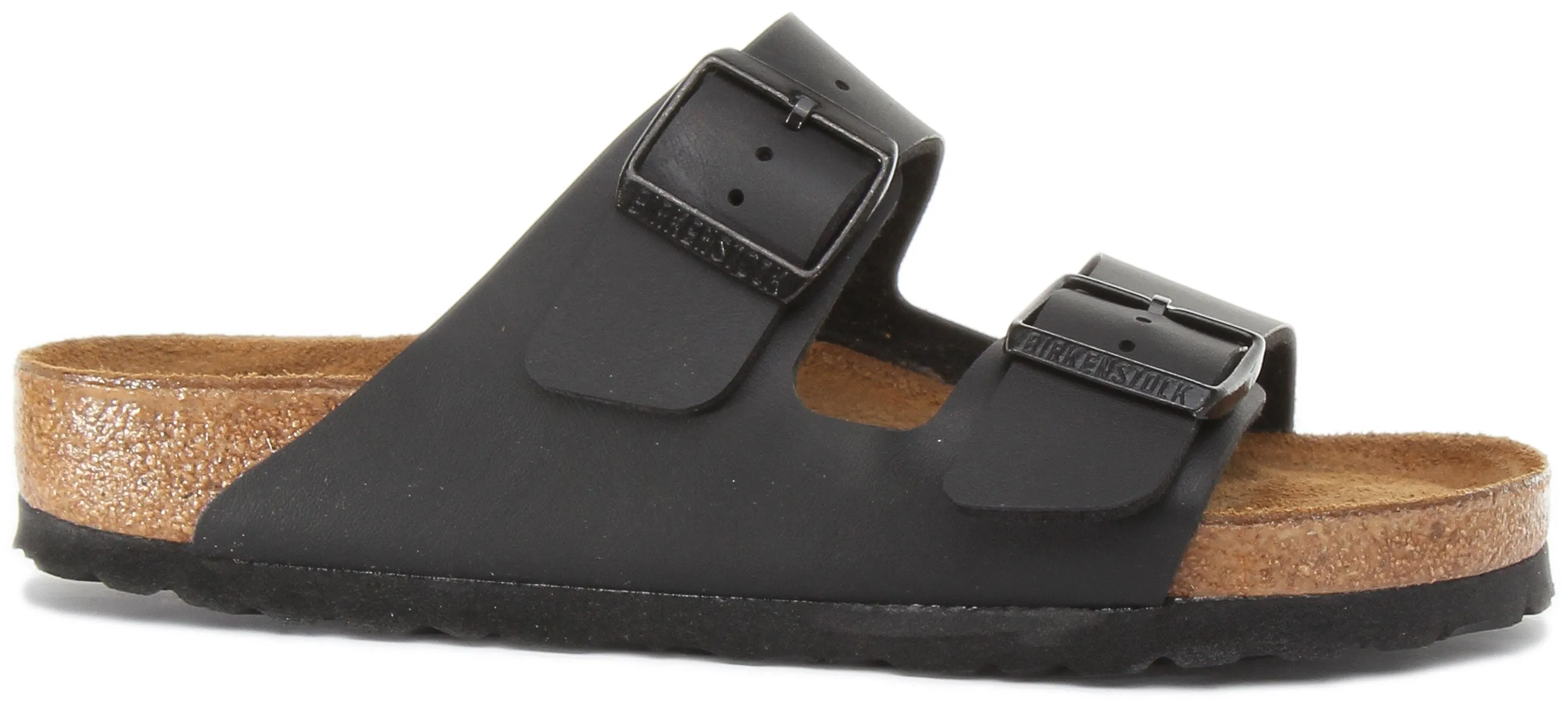 Birkenstock Arizona Semelle Souple En Noir Taille Standard | Chaussures Birkenstock Taille Standard