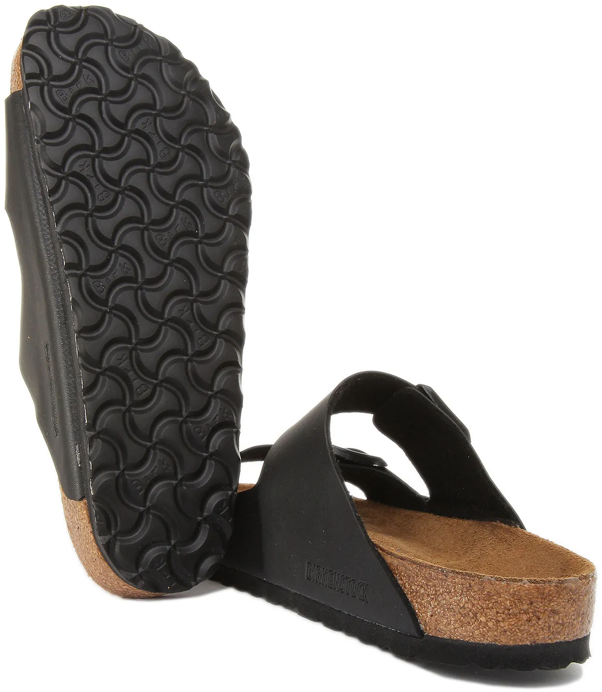 Birkenstock Arizona Semelle Souple En Noir Taille Standard | Chaussures Birkenstock Taille Standard