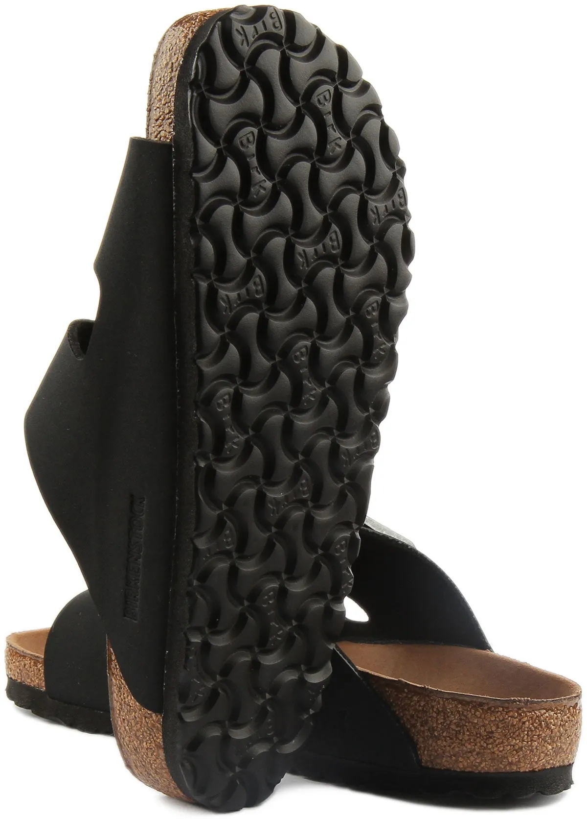 Birkenstock Arizona Vegan en noir pour femmes | Chaussures à ajustement régulier Birkenstock