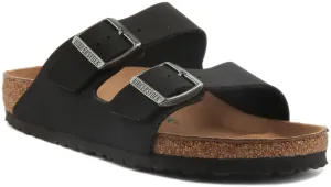 Birkenstock Arizona Vegan en noir pour femmes | Chaussures à ajustement régulier Birkenstock