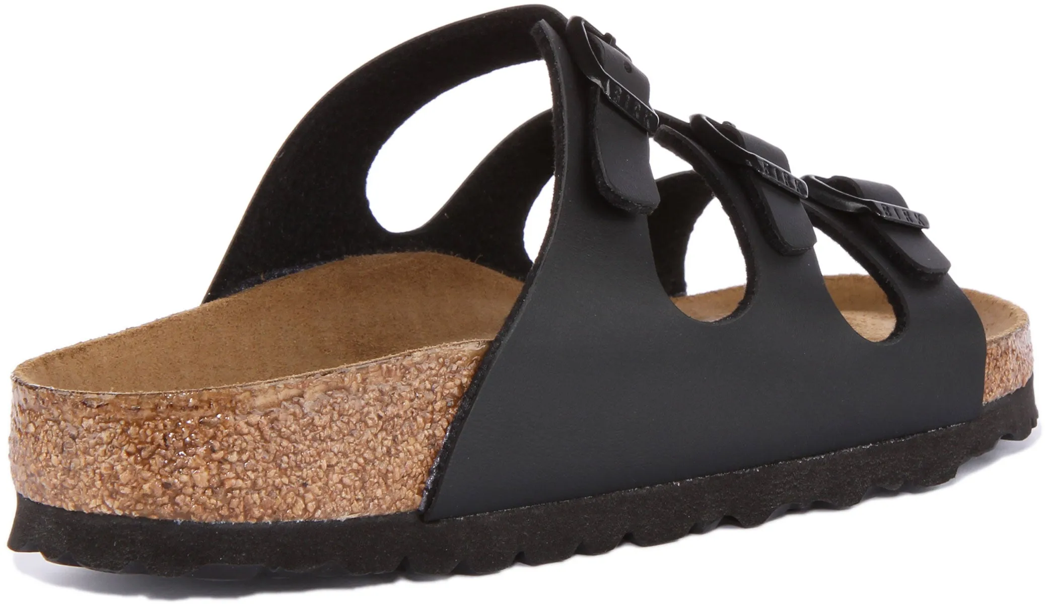 Birkenstock Florida En Noir Pour Femmes | Chaussures Birkenstock À Emboîtement Étroit