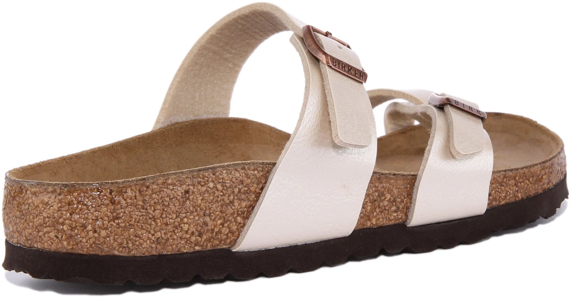 Birkenstock Mayari en Crème pour Femmes | Chaussures Birkenstock à Emboîtement Étroit