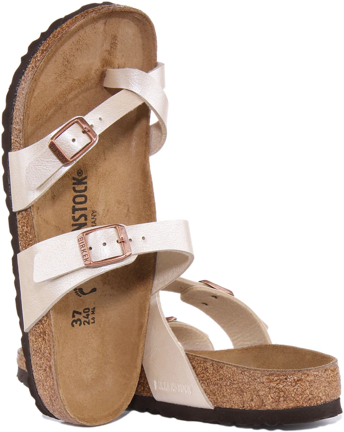 Birkenstock Mayari en Crème pour Femmes | Chaussures Birkenstock à Emboîtement Étroit