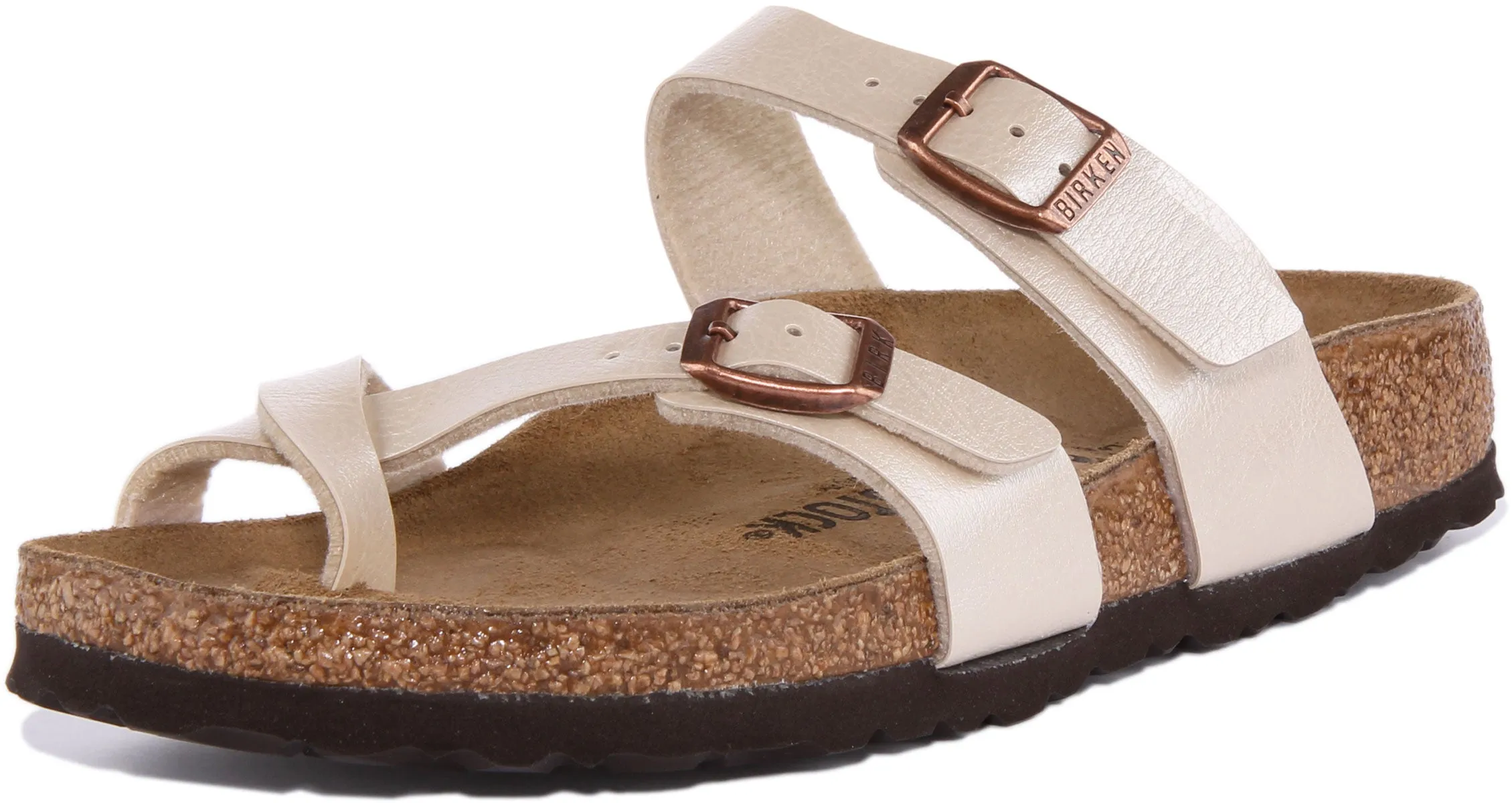 Birkenstock Mayari en Crème pour Femmes | Chaussures Birkenstock à Emboîtement Étroit