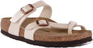 Birkenstock Mayari en Crème pour Femmes | Chaussures Birkenstock à Emboîtement Étroit