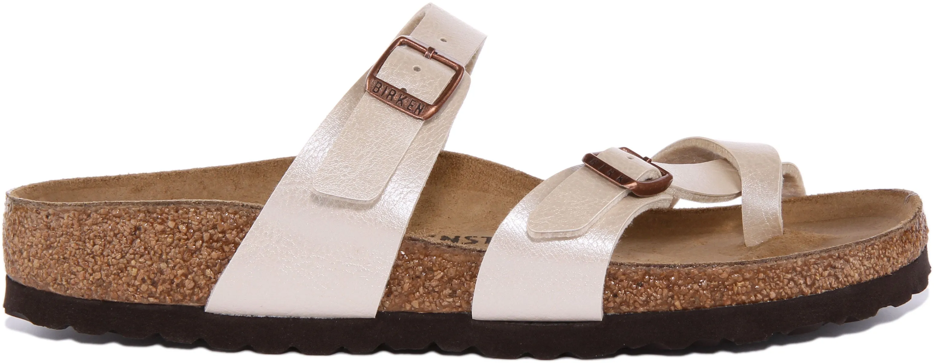 Birkenstock Mayari en Crème pour Femmes | Chaussures Birkenstock à Emboîtement Étroit