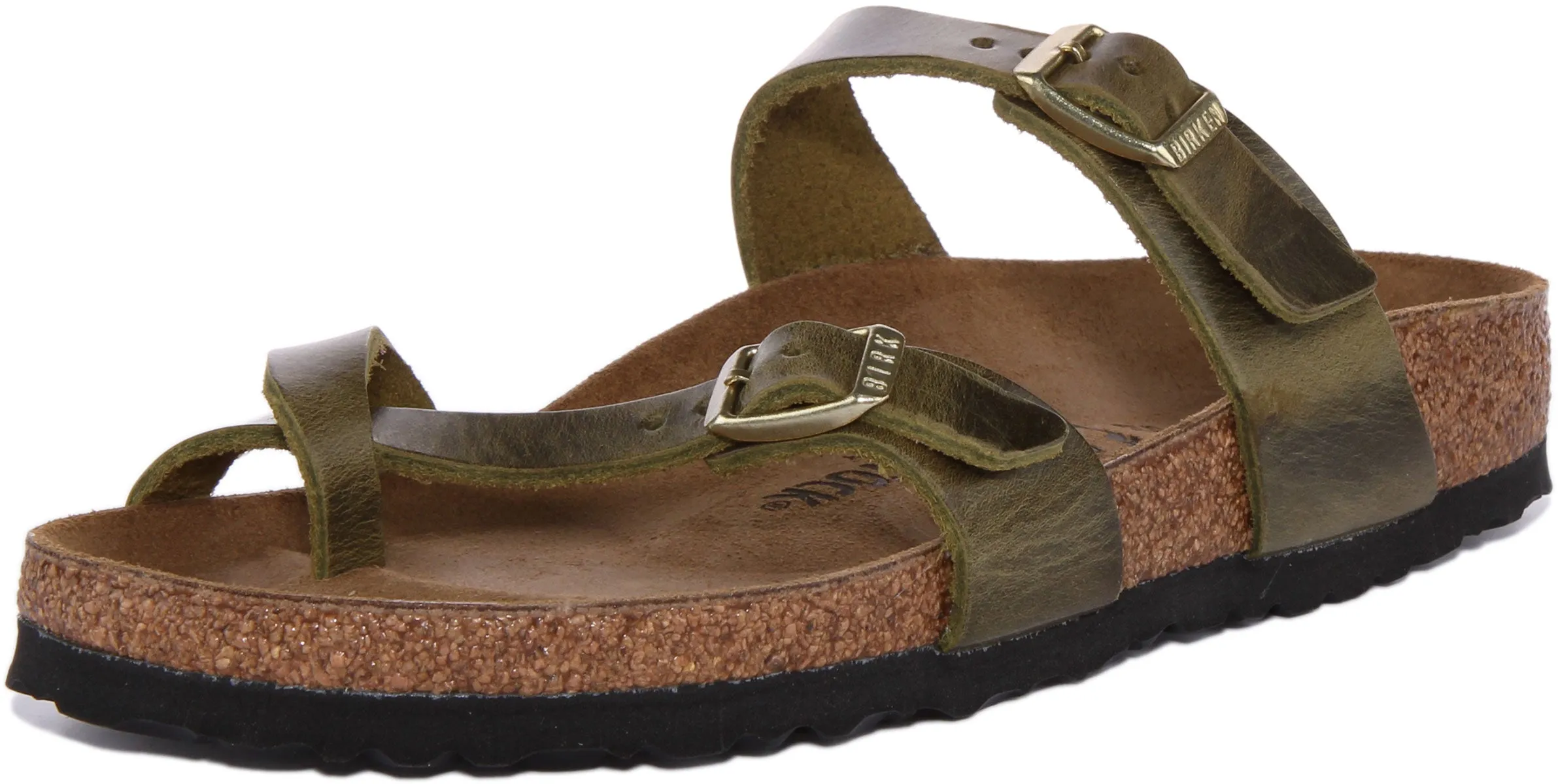 Birkenstock Mayari en olive pour femmes | Chaussures Birkenstock à coupe étroite