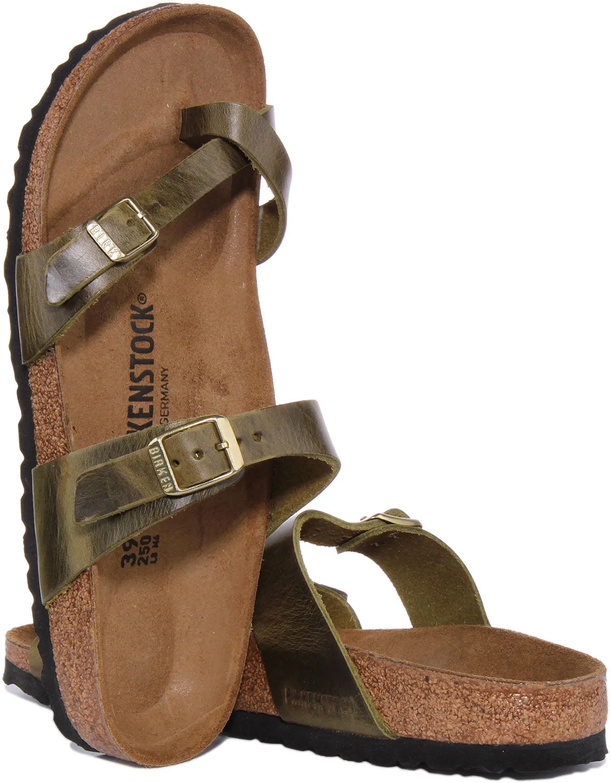 Birkenstock Mayari en olive pour femmes | Chaussures Birkenstock à coupe étroite