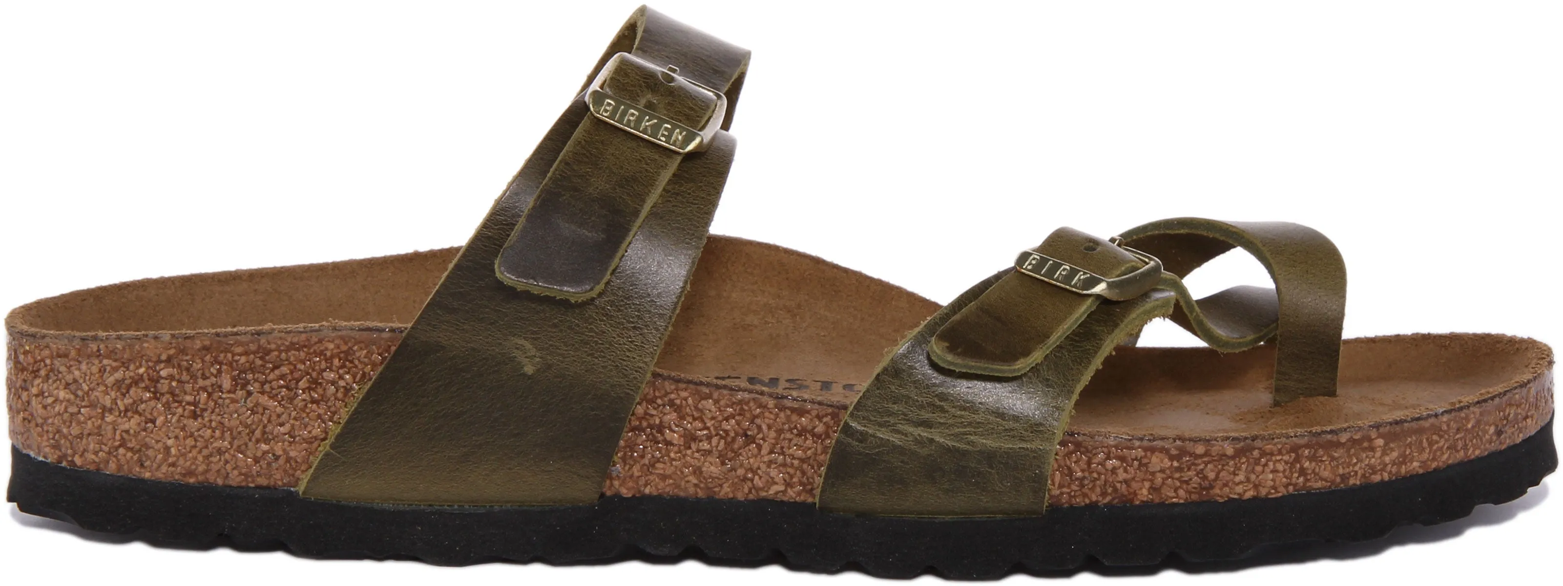 Birkenstock Mayari en olive pour femmes | Chaussures Birkenstock à coupe étroite