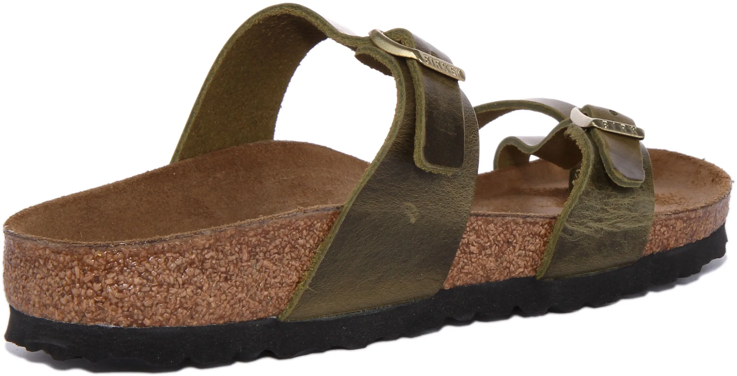 Birkenstock Mayari en olive pour femmes | Chaussures Birkenstock à coupe étroite
