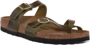 Birkenstock Mayari en olive pour femmes | Chaussures Birkenstock à coupe étroite
