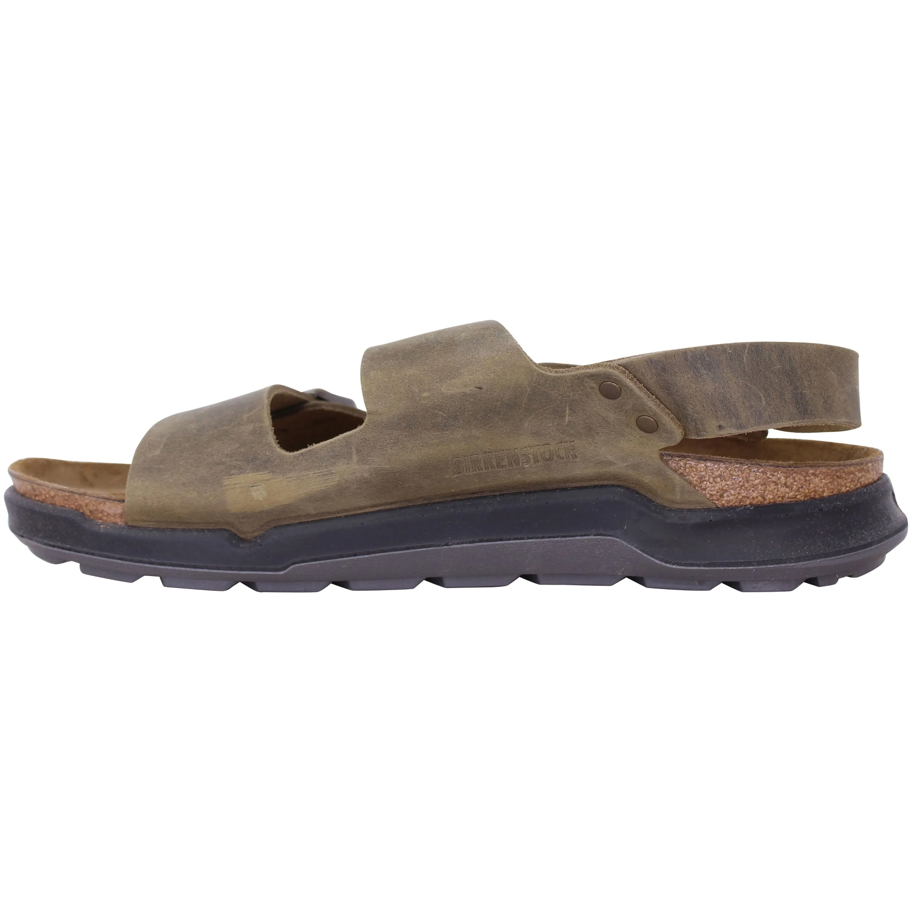 Birkenstock Milano CT Kaki Délavé 1018427 Pour Homme