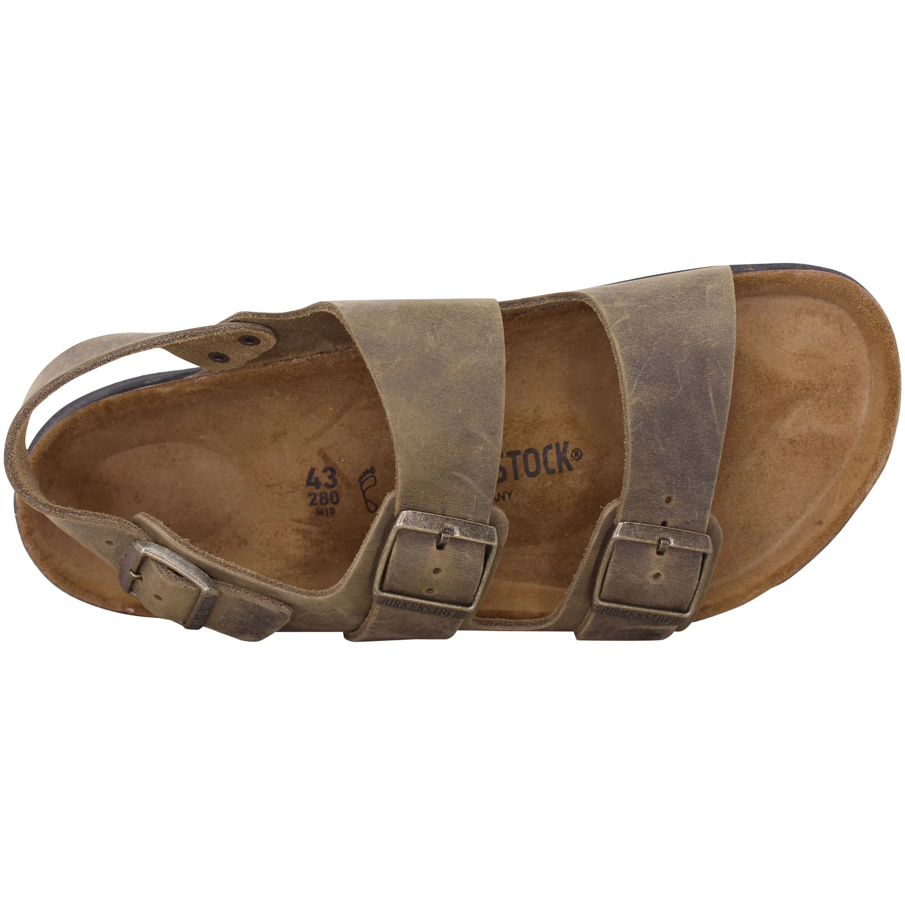 Birkenstock Milano CT Kaki Délavé 1018427 Pour Homme