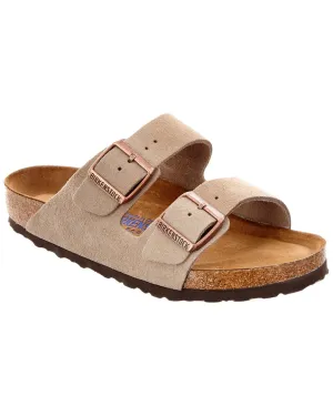 Birkenstock Sandales Arizona pour Femmes à Semelle Souple en Daim, Taille 39