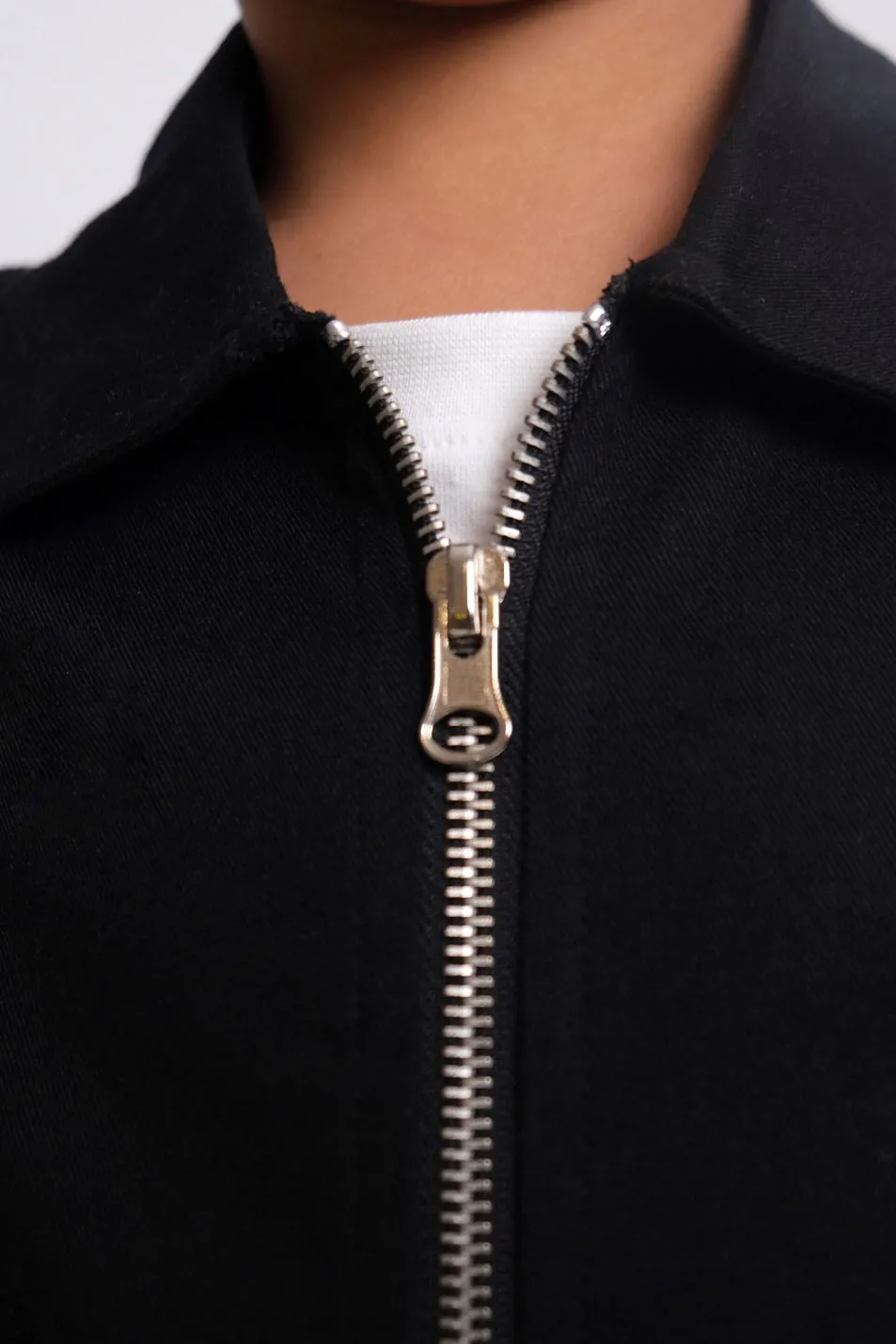 Veste longue à manches noires