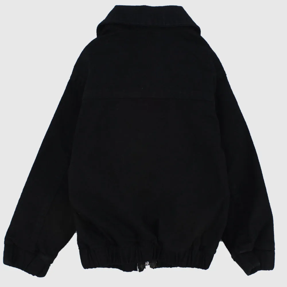 Veste longue à manches noires